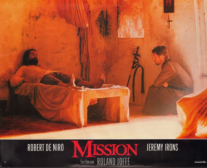 The Mission - Lobbykarten - Robert De Niro, Jeremy Irons