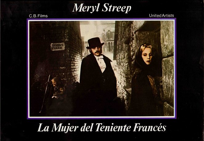 La Maîtresse du lieutenant français - Cartes de lobby - Jeremy Irons, Meryl Streep