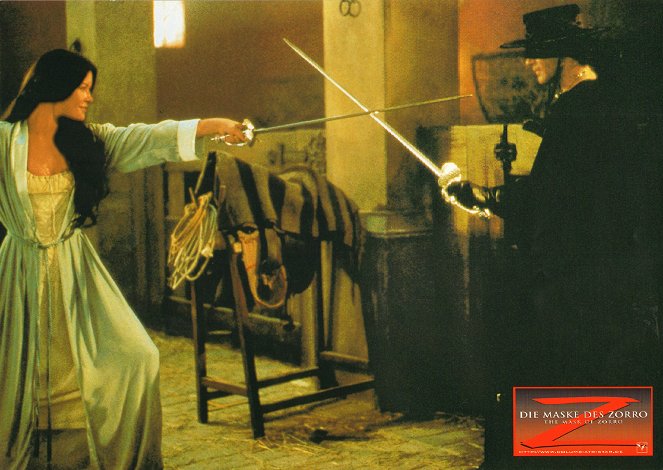 Zorro álarca - Vitrinfotók - Catherine Zeta-Jones, Antonio Banderas