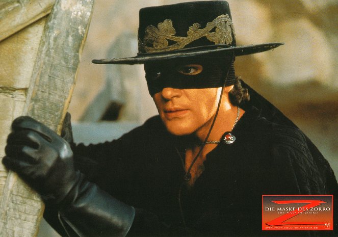 Maska Zorro - Lobby karty - Antonio Banderas
