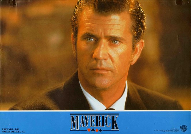 Maverick - Lobbykarten - Mel Gibson