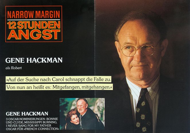 Le Seul Témoin - Cartes de lobby - Gene Hackman