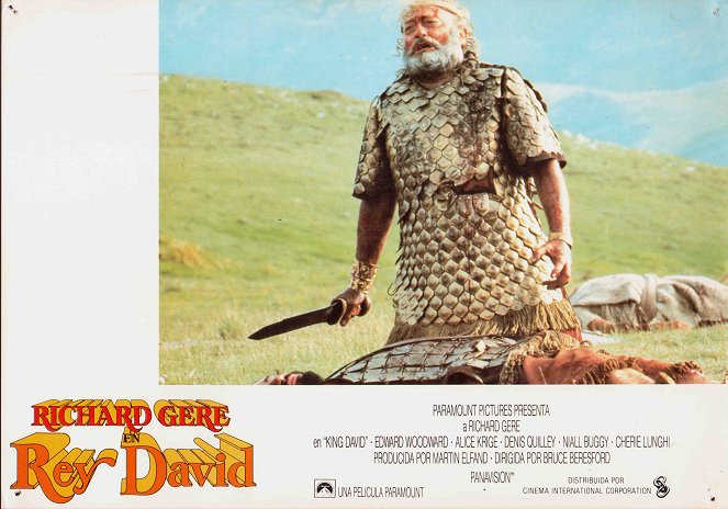 Le Roi David - Cartes de lobby - Edward Woodward