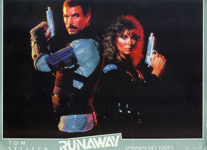 Runaway - L'évadé du futur - Cartes de lobby - Tom Selleck, Cynthia Rhodes