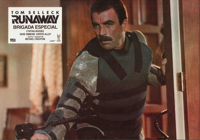 Runaway - Spinnen des Todes - Lobbykarten - Tom Selleck