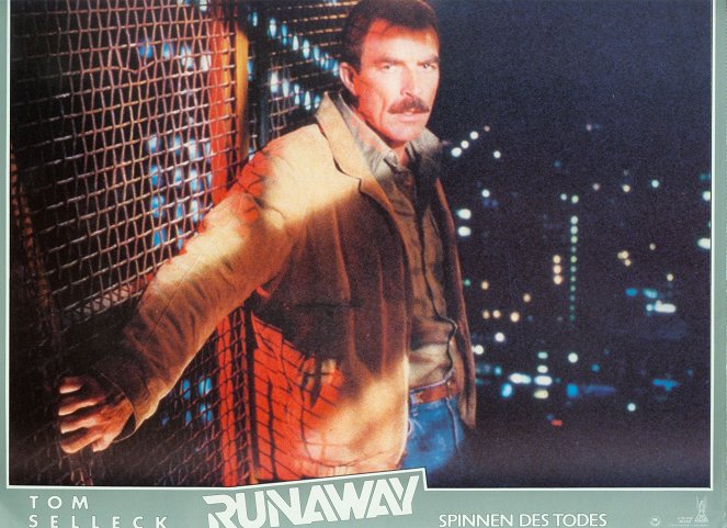 Runaway - Spinnen des Todes - Lobbykarten - Tom Selleck