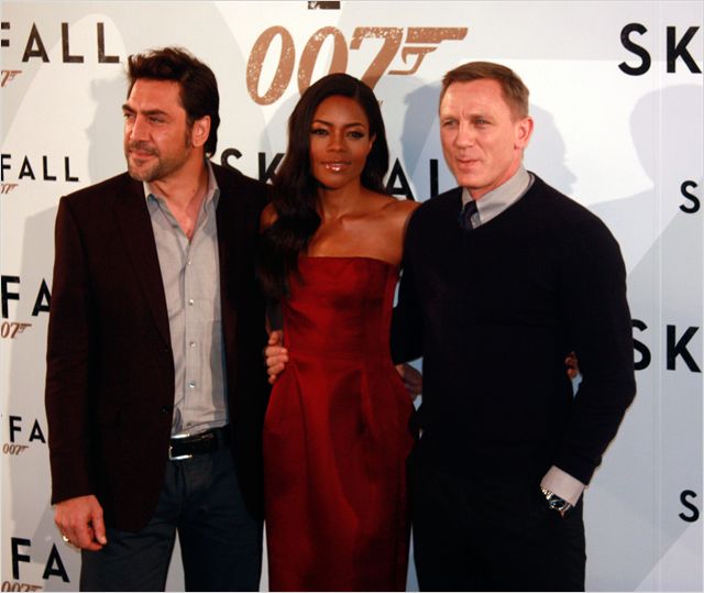 007 - Skyfall - Rendezvények - Javier Bardem, Naomie Harris, Daniel Craig