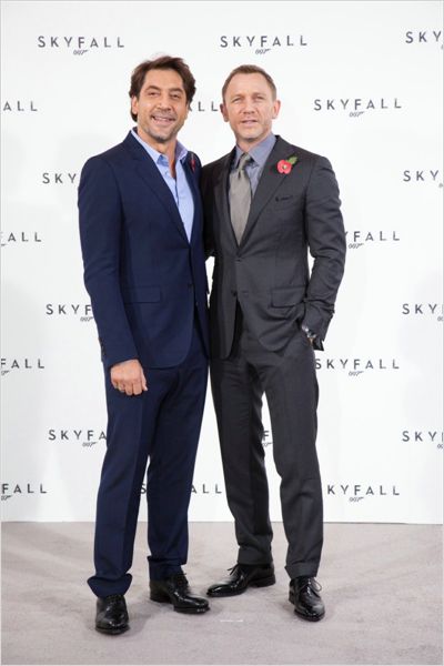 Skyfall - Eventos - Javier Bardem, Daniel Craig