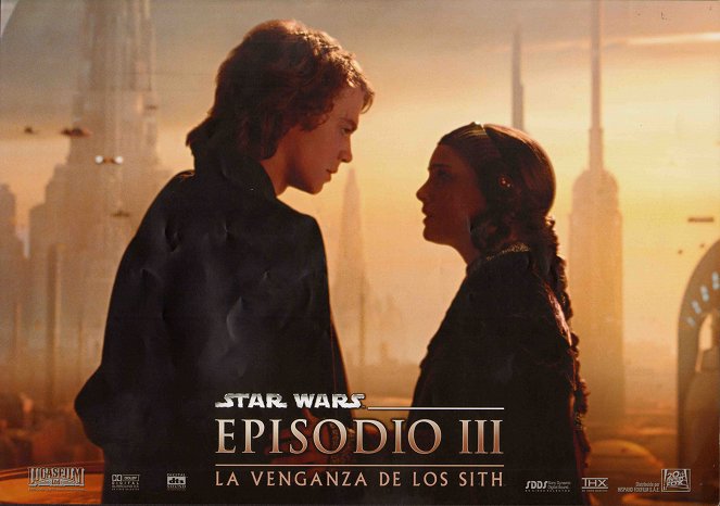 Gwiezdne wojny: Część III - Zemsta Sithów - Lobby karty - Hayden Christensen, Natalie Portman