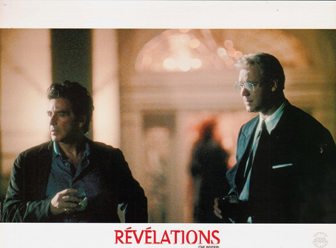 Révélations - Cartes de lobby - Al Pacino, Russell Crowe