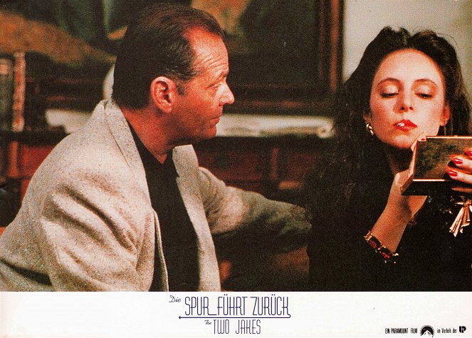 Die Spur führt zurück - The Two Jakes - Lobbykarten - Jack Nicholson, Madeleine Stowe