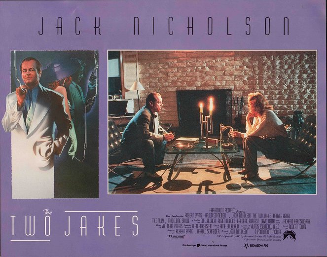 The Two Jakes - Cartes de lobby - Jack Nicholson, Meg Tilly