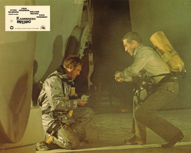 The Towering Inferno - Lobby Cards - Steve McQueen, Paul Newman