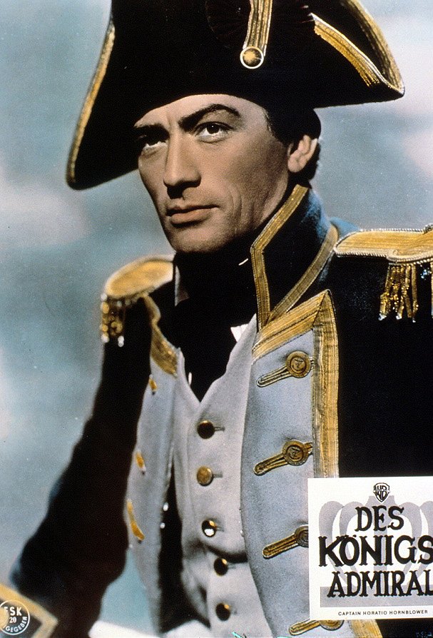 Captain Horatio Hornblower R.N. - Cartões lobby - Gregory Peck