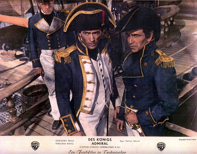 Des Königs Admiral - Lobbykarten - Gregory Peck