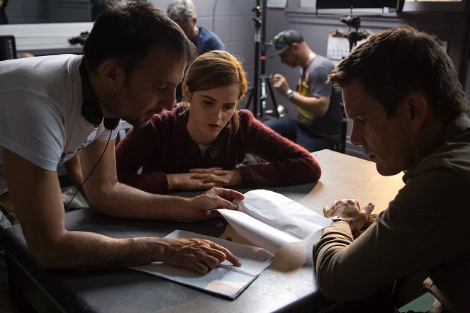 Regression - Dreharbeiten - Alejandro Amenábar, Emma Watson, Ethan Hawke