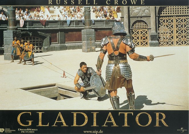 Gladiador - Cartões lobby - Russell Crowe