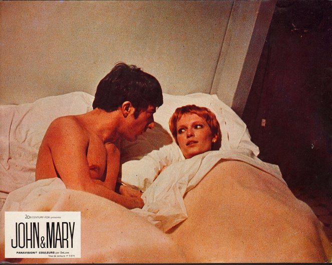 John and Mary - Lobbykarten - Dustin Hoffman, Mia Farrow