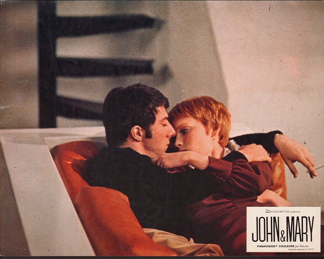 John and Mary - Lobby karty - Dustin Hoffman, Mia Farrow