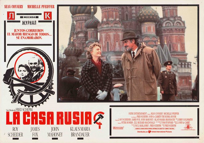 The Russia House - Lobbykaarten - Michelle Pfeiffer, Sean Connery