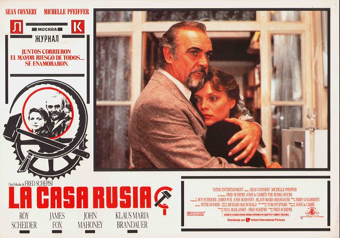 The Russia House - Lobbykaarten - Sean Connery, Michelle Pfeiffer