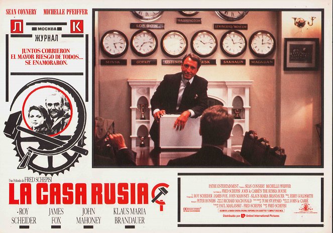 Das Russland-Haus - Lobbykarten - Roy Scheider