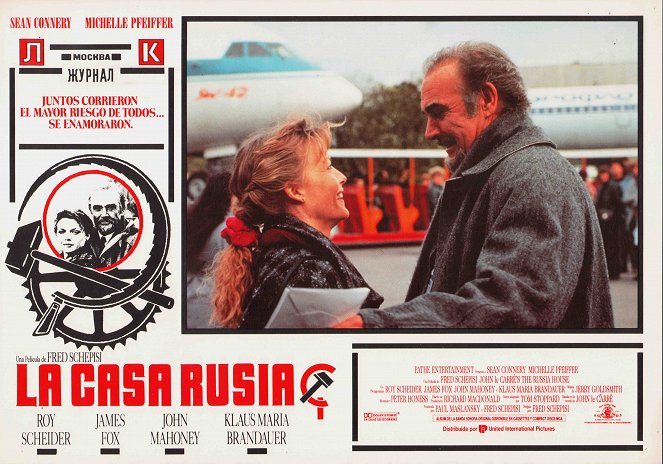 Das Russland-Haus - Lobbykarten - Michelle Pfeiffer, Sean Connery