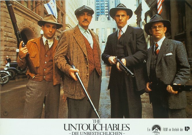 Les Incorruptibles - Cartes de lobby - Andy Garcia, Sean Connery, Kevin Costner, Charles Martin Smith