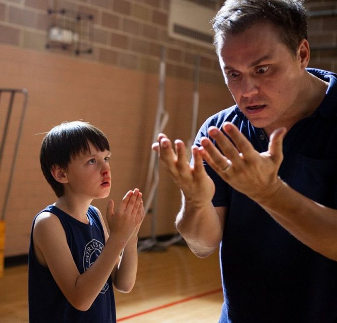 Um Santo Vizinho - De filmagens - Jaeden Martell, Theodore Melfi