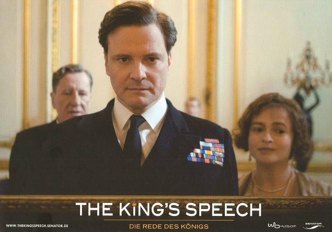 The King's Speech - Lobbykaarten - Geoffrey Rush, Colin Firth, Helena Bonham Carter