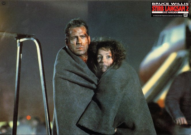 Die Hard 2 - vain kuolleen ruumiini yli - Mainoskuvat - Bruce Willis, Bonnie Bedelia