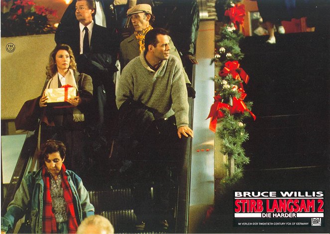 Assalto ao Aeroporto - Cartões lobby - Bruce Willis