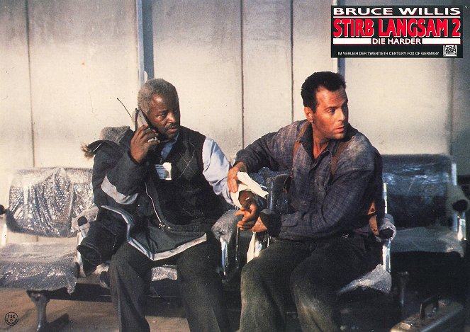 Die Hard 2 - Lobbykaarten - Art Evans, Bruce Willis