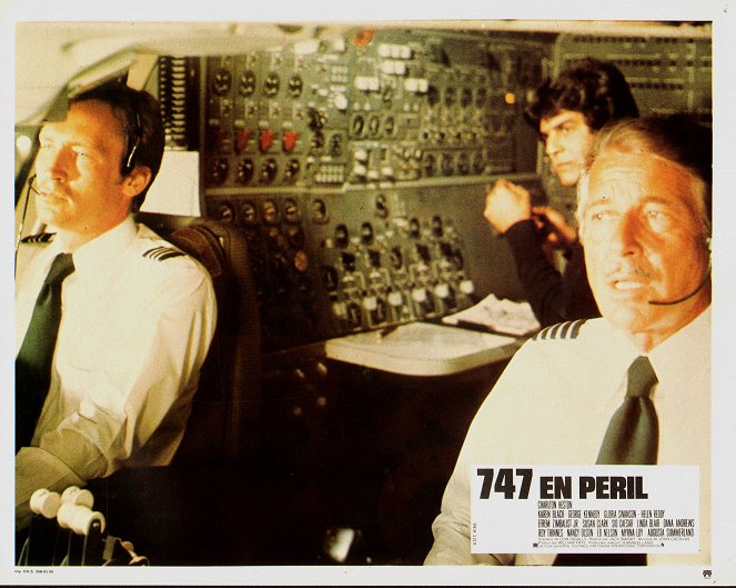 Airport 1975 - Lobby Cards - Roy Thinnes, Erik Estrada, Efrem Zimbalist Jr.