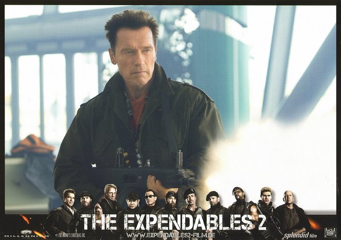 Expendables 2 : Unité spéciale - Cartes de lobby - Arnold Schwarzenegger