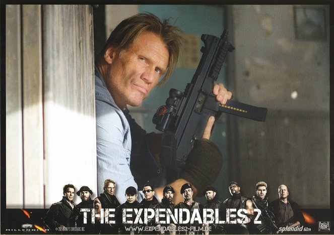 The Expendables 2: Back For War - Lobbykarten - Dolph Lundgren