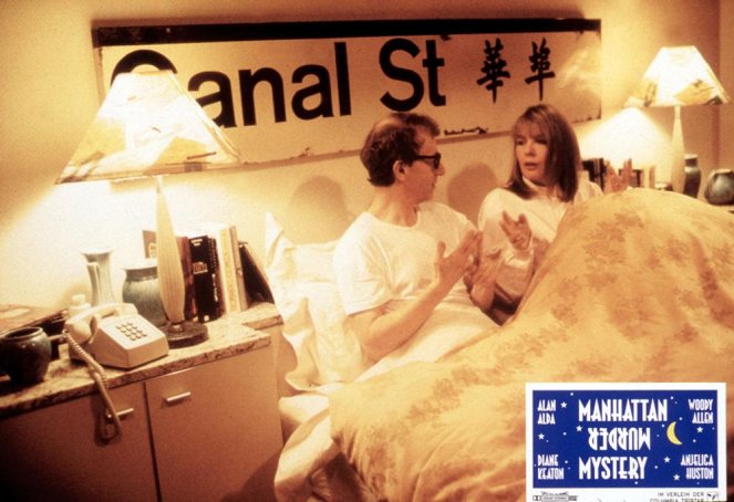 Meurtre mystérieux à Manhattan - Cartes de lobby - Woody Allen, Diane Keaton
