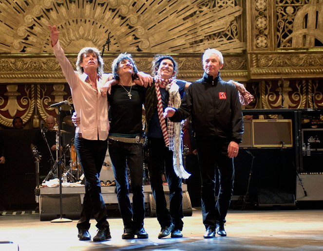 Rolling Stones - Z filmu - Mick Jagger, Ronnie Wood, Keith Richards, Charlie Watts