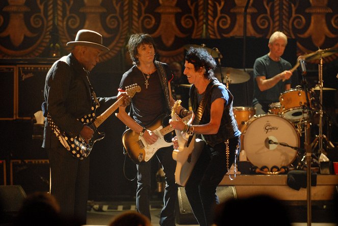 Rolling Stones w blasku świateł - Z filmu - Ronnie Wood, Keith Richards, Charlie Watts