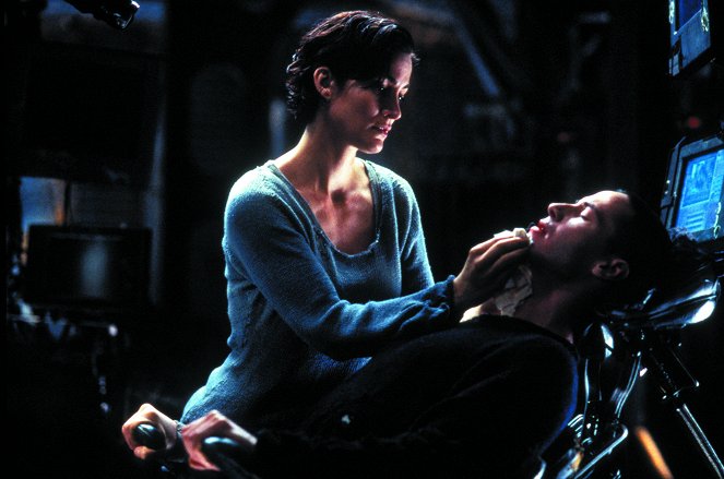 Matrix - Z filmu - Carrie-Anne Moss, Keanu Reeves