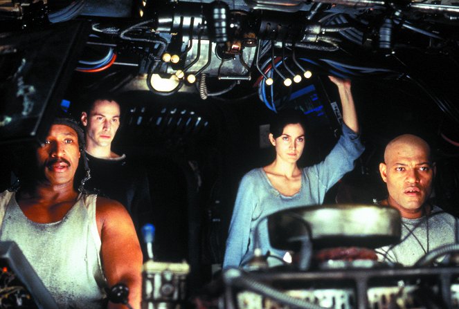 Mátrix - Filmfotók - Keanu Reeves, Carrie-Anne Moss, Laurence Fishburne