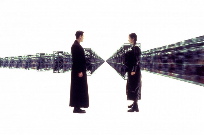 Matrix - Z filmu - Keanu Reeves, Carrie-Anne Moss