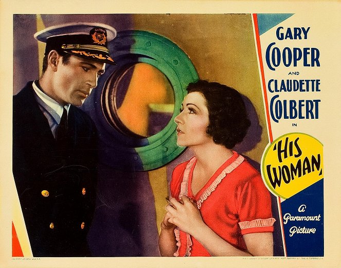 His Woman - Lobby Cards - Gary Cooper, Claudette Colbert