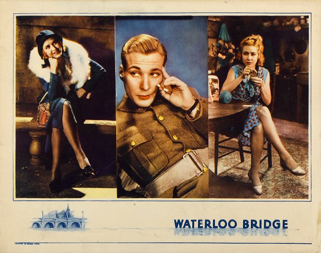 Waterloo Bridge - Lobby karty - Mae Clarke, Douglass Montgomery