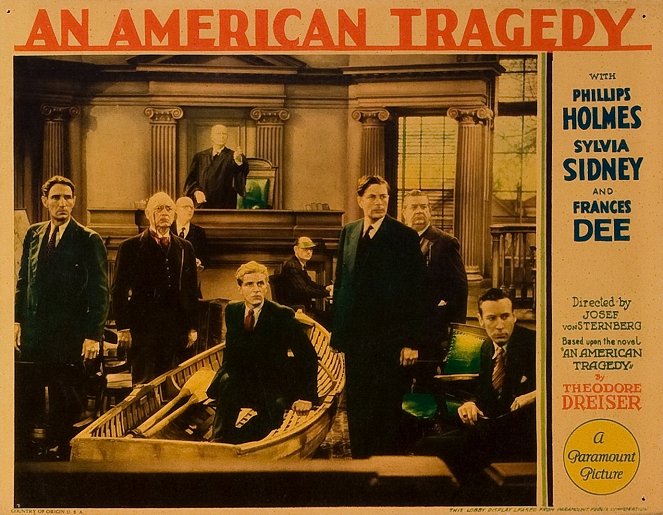 An American Tragedy - Lobby Cards - Phillips Holmes