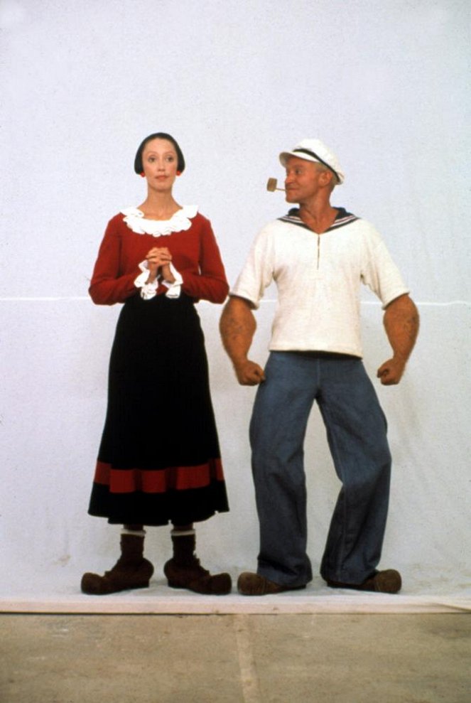 Popeye - Der Seemann mit dem harten Schlag - Werbefoto - Shelley Duvall, Robin Williams