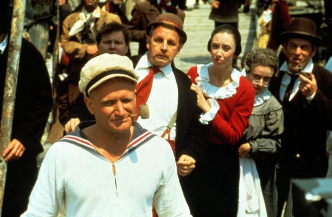 Popeye - Filmfotók - Robin Williams, Paul Dooley, Shelley Duvall
