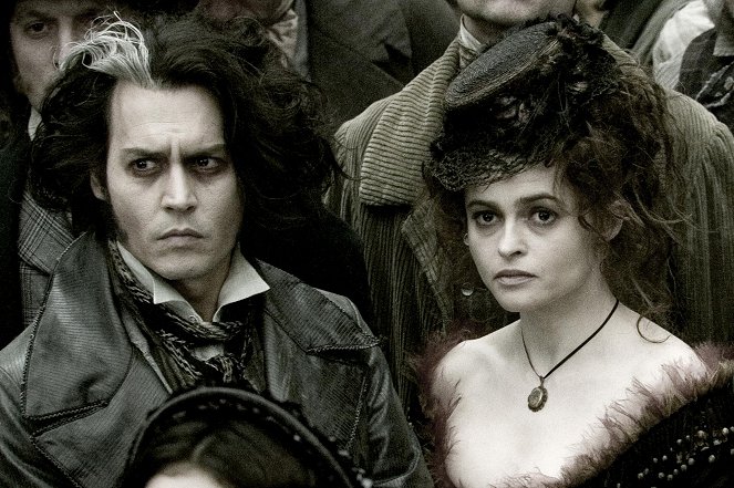 Sweeney Todd - A Fleet Street démoni borbélya - Filmfotók - Johnny Depp, Helena Bonham Carter