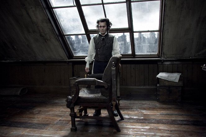 Sweeney Todd - A Fleet Street démoni borbélya - Promóció fotók - Johnny Depp