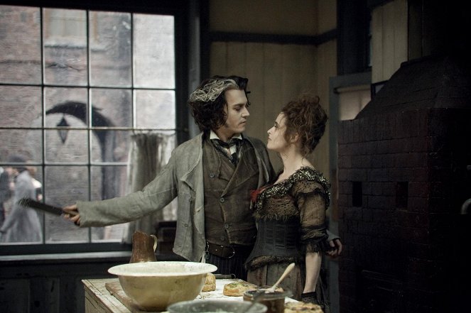 Sweeney Todd: Demoniczny golibroda z Fleet Street - Z filmu - Johnny Depp, Helena Bonham Carter